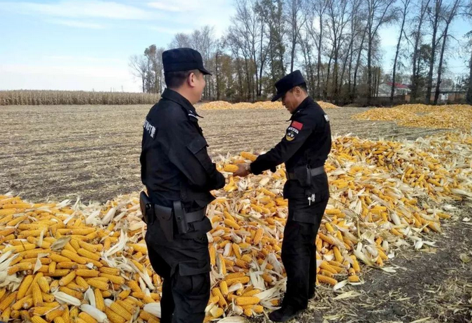 禁燒秸稈走田間、共鑄警魂保藍天